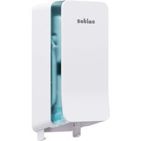 Satino Compactrollen-Toilettenpapier-Spender "HYGINITY" für 2 Rollen, weiß