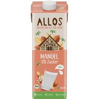 Allos Bio-Mandeldrink ungesüßt, vegane Milchalternative, 1 l