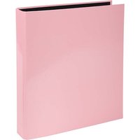10 Exacompta Ringbücher "Aquarel", DIN A4, 4 Ringen in D-Form, rosa