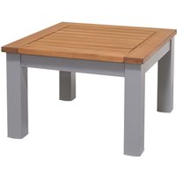 Garten-Couchtisch "Barcelona", 46 x 46 cm, silber – Ansicht 1