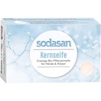 Sodasan Feste Pflanzenölseife 'Cream' Kernseife, 100 g – Ansicht 1
