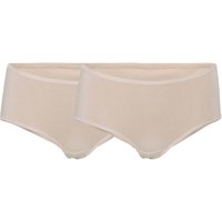 Living Crafts 2er-Pack Bio-Damen-Panty 'TANDY' mit Spitze, powder, Gr. M – Ansicht 1