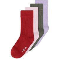 MELA 4er-Pack Bio-Socken "Ripped", mix spring blossom, Gr. 35/38 – Ansicht 1