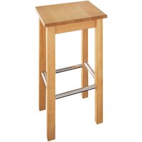 Barhocker "Paul" 35 x 35 x 70 cm, Buche natur