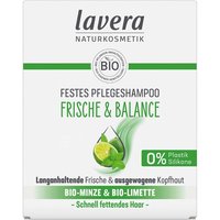 lavera Festes Bio-Pflegeshampoo "Frische & Balance", 50 g