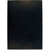 Exacompta Eckspannermappe DIN A3 schwarz mit Klappen 700g/m²