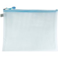 FolderSys Kleinkram-Beutel "Candy Bag" mit RV, DIN A4, EVA, pastell blau transparent – Ansicht 1