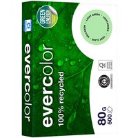 500 Blatt Clairfontaine Farbiges Recycling-Kopierpapier 'Evercolor' hellgrün, 80g, DIN A4 – Ansicht 1