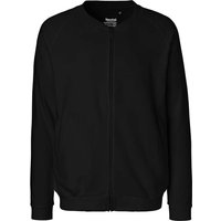 Neutral Bio-Unisex-Jacke mit Seitentaschen, schwarz, Gr. L