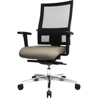 Topstar Bürodrehstuhl "Sitness 60" mit Armlehnen grau – Ansicht 1