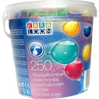 250 Wasserbomben aus Naturkautschuklatex im Eimer