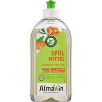 AlmaWin Spülmittel "Sanddorn & Mandarine" Flasche, 0,5 l
