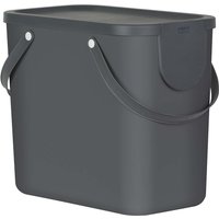 rotho Abfallbehälter "ALBULA" aus recyceltem Kunststoff, 25 l, anthrazit