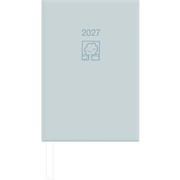Zettler Buchkalender aus Recyclingpapier, 2027 grau
