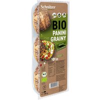 Schnitzer Bio-Brötchen "Panini Grainy", 3er-Pack, glutenfrei, 188 g