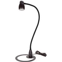 Bauer & Böcker LED-Tischleuchte "Satellite" meteorite/black