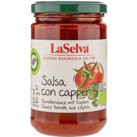 LaSelva Bio-Tomatensauce mit Kapern, 280 g