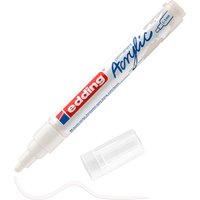 edding Acrylmarker "Acrylic 5100" Rundspitze mittel, weiß
