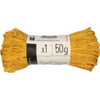 Geschenkbänder aus Bast 75 x 100 cm, 50 g, gelb