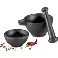 Zassenhaus Mörser-Set, 3-tlg., aus Gusseisen