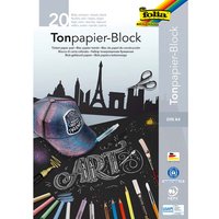 folia Tonpapier schwarz, DIN A4, 20 Blatt – Ansicht 1