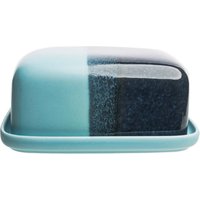 tranquillo Butterdose "INDUSTRIAL" zweifarbig, aus Steingut, blau
