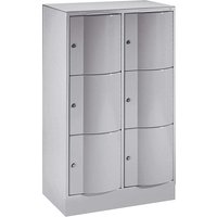 Schließfachschrank 2 Türme lg/lg 3er – Ansicht 1