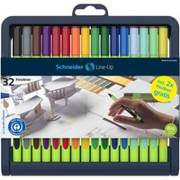 32 Schneider Fineliner "Line Up" farbsortiert – Ansicht 1