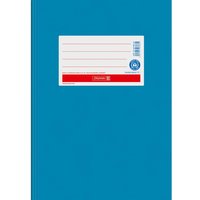BRUNNEN Heftumschlag aus Papier DIN A5, mittelblau – Ansicht 1