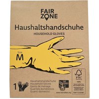 Fair Zone Gummihandschuhe, Größe M, gelb