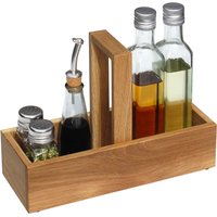 SIDE BY SIDE Tischbox, Gewürzkiste "Essig & Öl" Eiche geölt – Ansicht 1