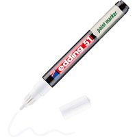 edding Lackmarker 51 wasserbasiert, weiß