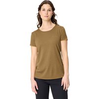VAUDE Damen-T-Shirt "Essential" mit Rundhalsausschnitt, peanut butter, Gr. 38 – Ansicht 1