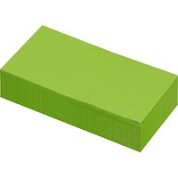 250 Blatt Moderationspapier Rechteck 10x20 grün