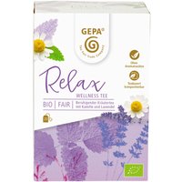 GEPA Bio-Kräutertee "Relax" Wellness Tee, 20 x 1,5 g