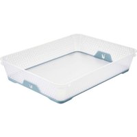 keeeper Aufbewahrungskörbchen "Jonas" DIN A4 mit Anti-Haft, 36 x 26,5 x 7 cm, nordic blue – Ansicht 1