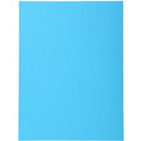 5 x 100 Exacompta Aktendeckel "Forever", 220 g/m², DIN A4, intensivblau – Ansicht 1
