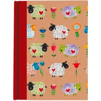 Notizbuch "Funny Sheep" DIN A5 blanko, 96 Blatt