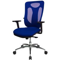Topstar Bürodrehstuhl "Sitness Net Pro 100" mit Armlehnen blau – Ansicht 1
