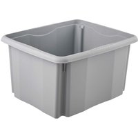 keeeper Aufbewahrungsbox "Emil Eco Line" 41 x 34,5 x 22 cm, 24 l, grau – Ansicht 1