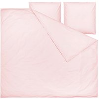 MELA Bio-Bettwäsche 'BHANU' aus Perkal, 3-tlg., 240 x 220/80 x 80 cm, berry blush – Ansicht 1