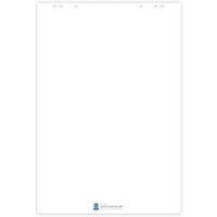 5 memo Recycling-Flipchartblöcke, blanko, 20 Blatt, 80 g/m²