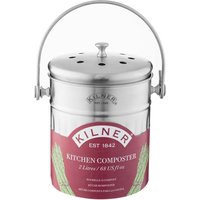 KILNER Bioabfall-Eimer aus Edelstahl 2 l – Ansicht 1