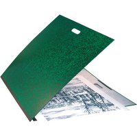 5 Exacompta Zeichenmappe mit Stoffband und Griff, 500 x 650 mm, grün