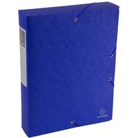 10 Exacompta Archivboxen "Scotten" aus Colorspan, 600 g/m², DIN A4, blau, RB 60 mm – Ansicht 1