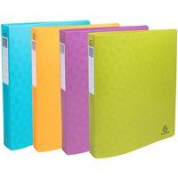 12 Exacompta Ringbücher "Pop'N Co", DIN A4 Maxi, 2 Ringe 30 mm, RB 40 mm, sortiert – Ansicht 1