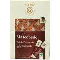 GEPA Mascobado Vollrohrzucker, unraffiniert, 50x3g in Portionsbeuteln
