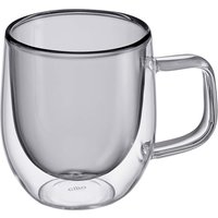 cilio Doppelwandige Kaffegläser "VENETO", 2er-Pack, Borosilikatglas, 200 ml – Ansicht 1