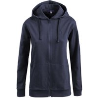 Living Crafts Bio-Damen-Kapuzenjacke "Lamina" navy, Gr. M – Ansicht 1