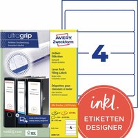 100 Rückenschilder für Rücken 7,5cm 192 x 59 mm – Ansicht 1